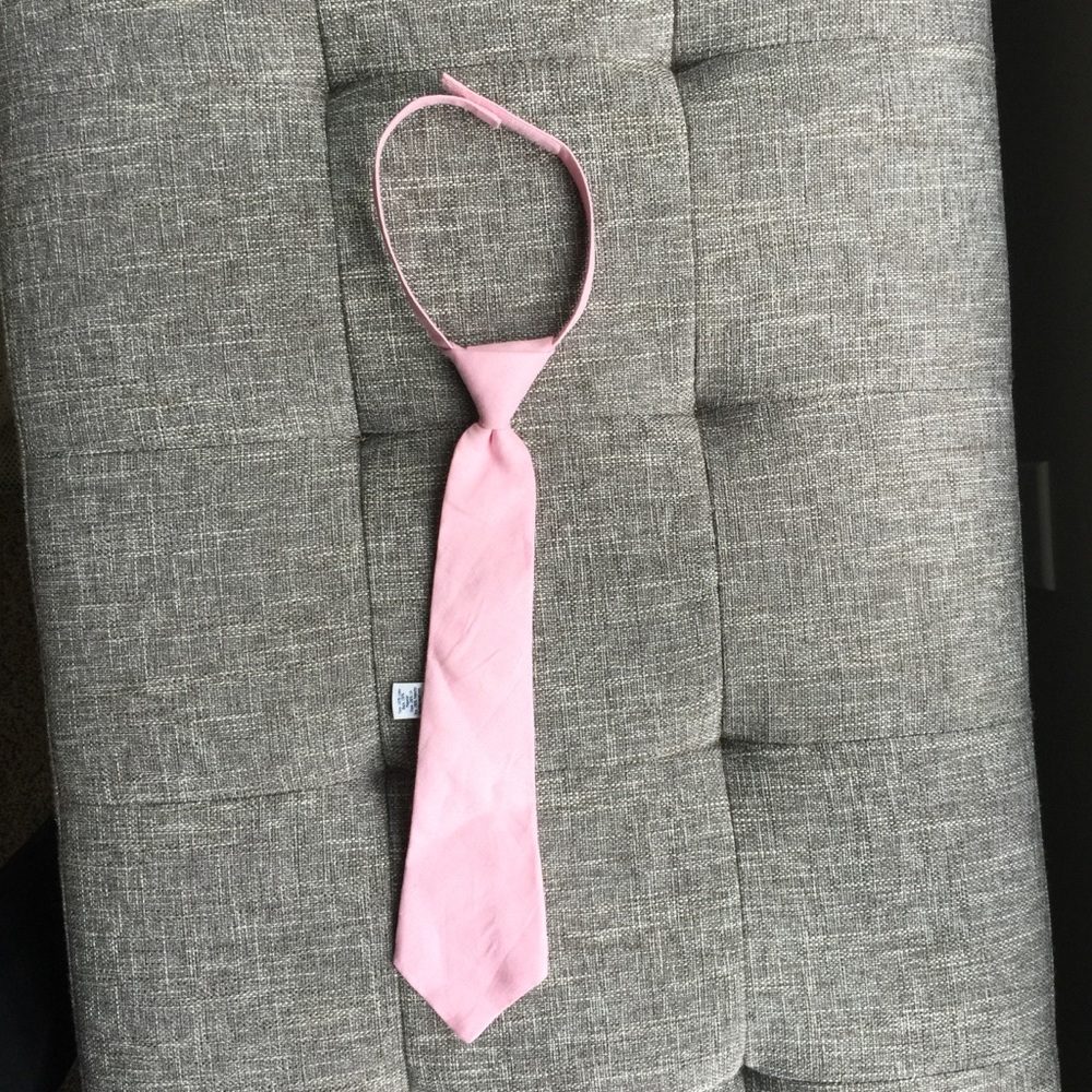 Janie and Jack pink tie